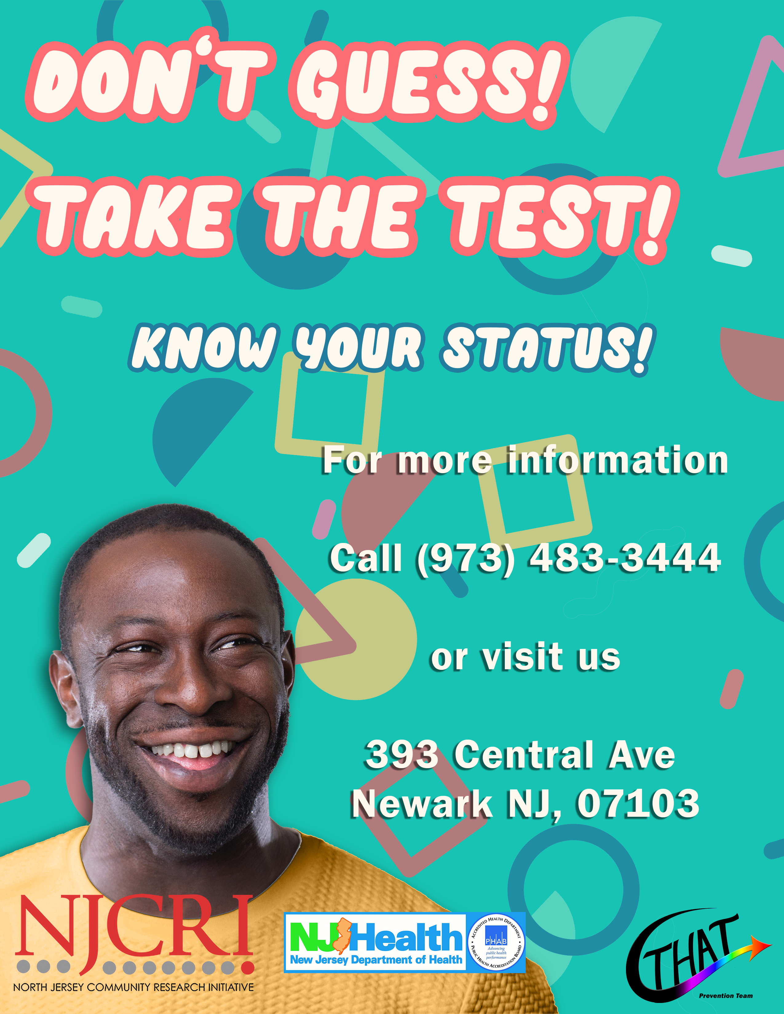 Developed social media advertisements to disseminate information about prevention and community resources, as part of NJCRI's THAT program. First one is done in 2022 the other two are 2023.